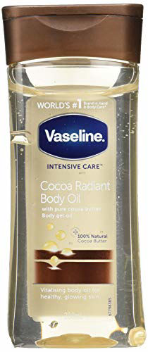 Vaseline Intensive Care Vitalizing Gel Body Oil with Brazillian Nut and Almond Oils 6.8 fl oz - Rich (200 mL)