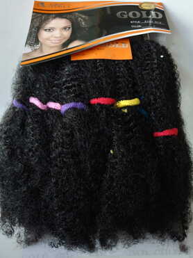 Noble Afro Kinky Bulk Braid Black