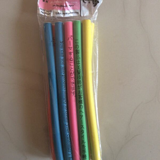 10 Pieces Small Size Mixed Color Bending Rollers