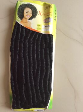 Xpression Crochet Braid Multi - Black
