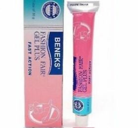 Beneks Fashion Fair Gel Plus Fast Action, Tube - 30g