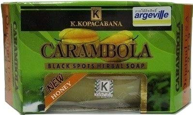 Argeville Carambola Black Spots Herbal Soap New Honey 120g