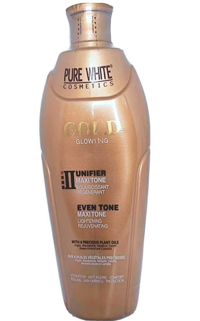 Pure White 2 Gold Glowing Even Tone Maxi Tone Lightening Rejuvenating Lotion 200 ml