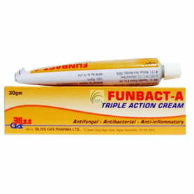 Funbact-A Triple Action Cream - 30g