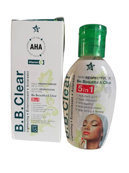 B.B. Clear Skin Respectful Oil Lightening Eclaircissant Aclarador Oil