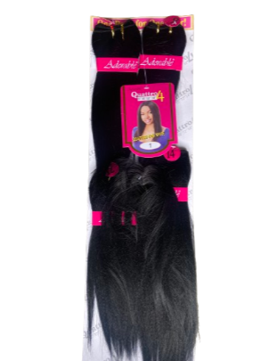 Adorable Quattro Yaki Wave With Closure Black -  4 in 1 8" 10" 12" 14"
