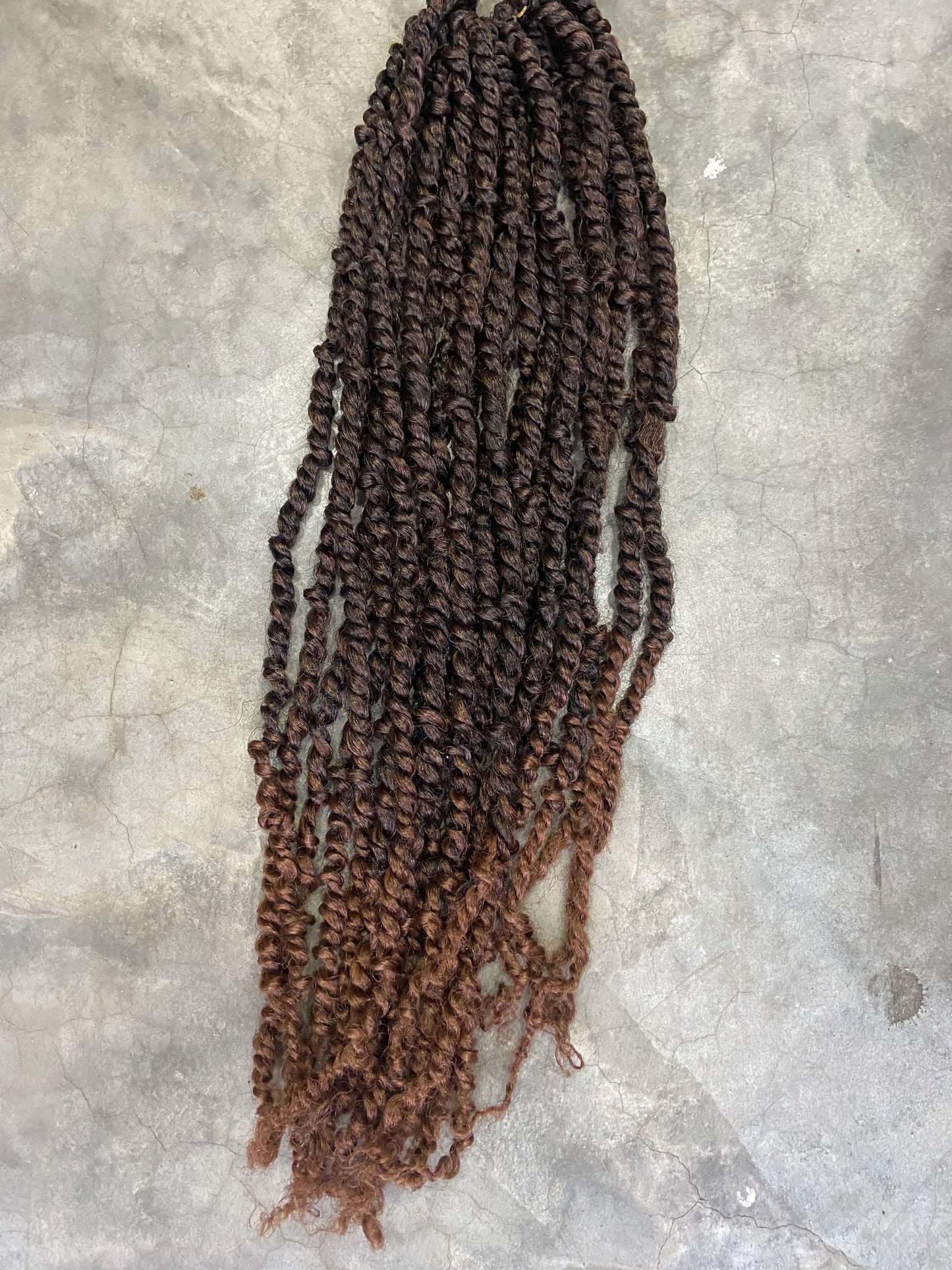 18 inch 20 strands Flame Retardant Pre Twisted Water Wave Crochet