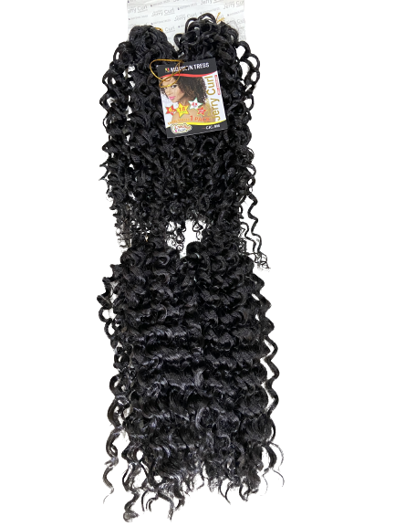 Motown Tress JERRY CURL 18″ Crochet Braid