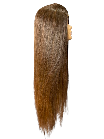 Natural Yaki Synthethic Wig Natural Look Brown - 38 inches