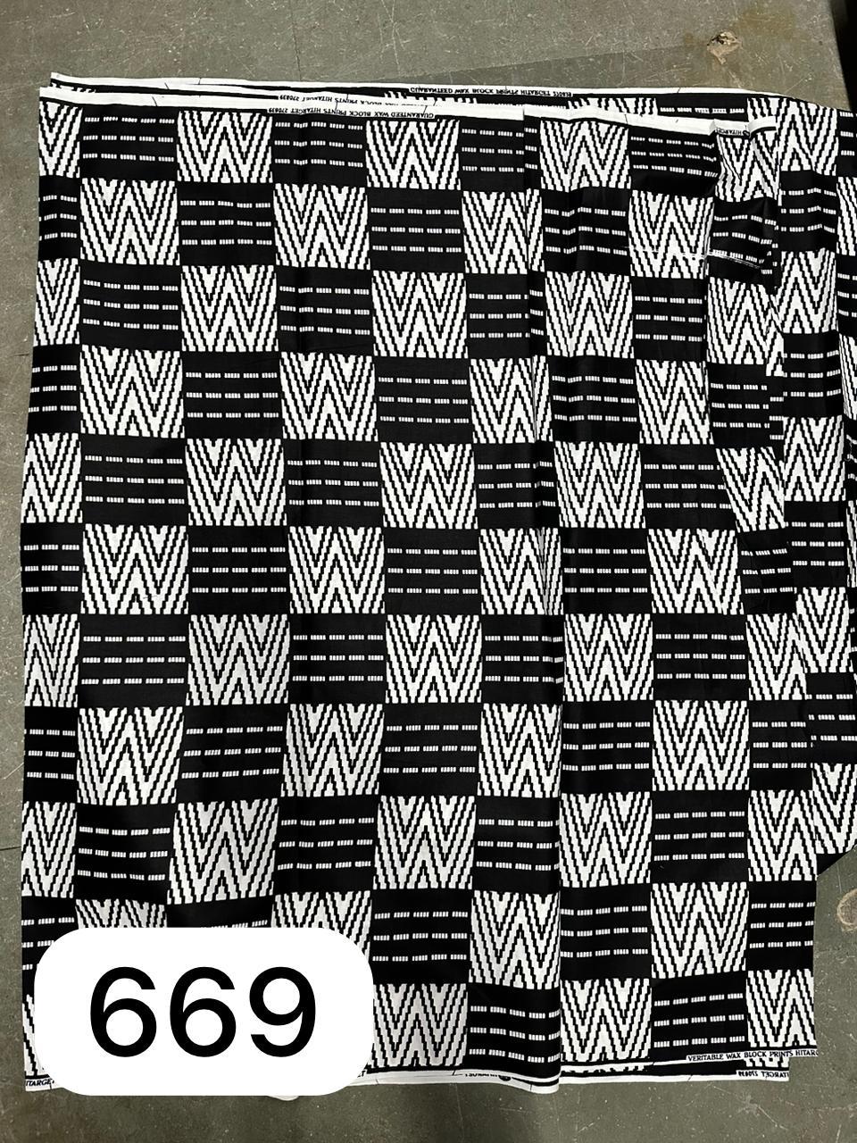 African Wax Print HighTarget 5.5 Meters (6 yards)