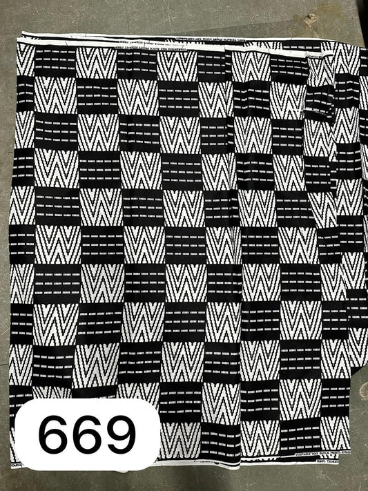 African Wax Print HighTarget 5.5 Meters  (6 yards)