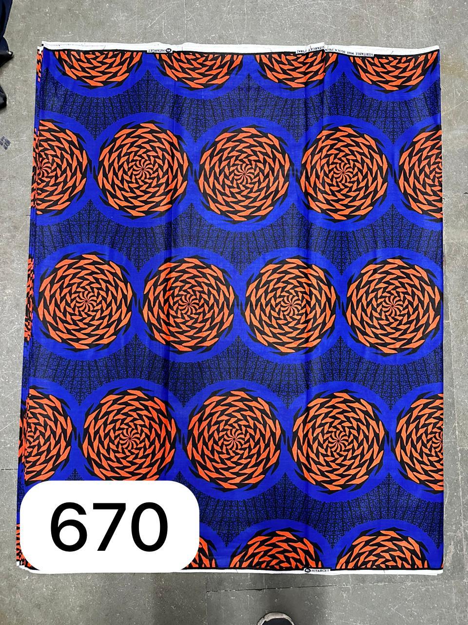 African Wax Print HighTarget 5.5 Meters (6 yards)
