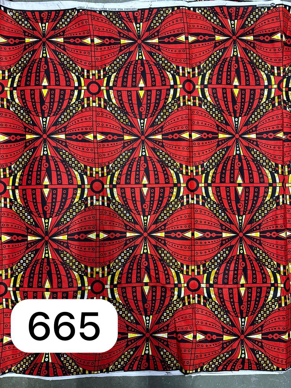 African Wax Print HighTarget 5.5 Meters (6 yards)