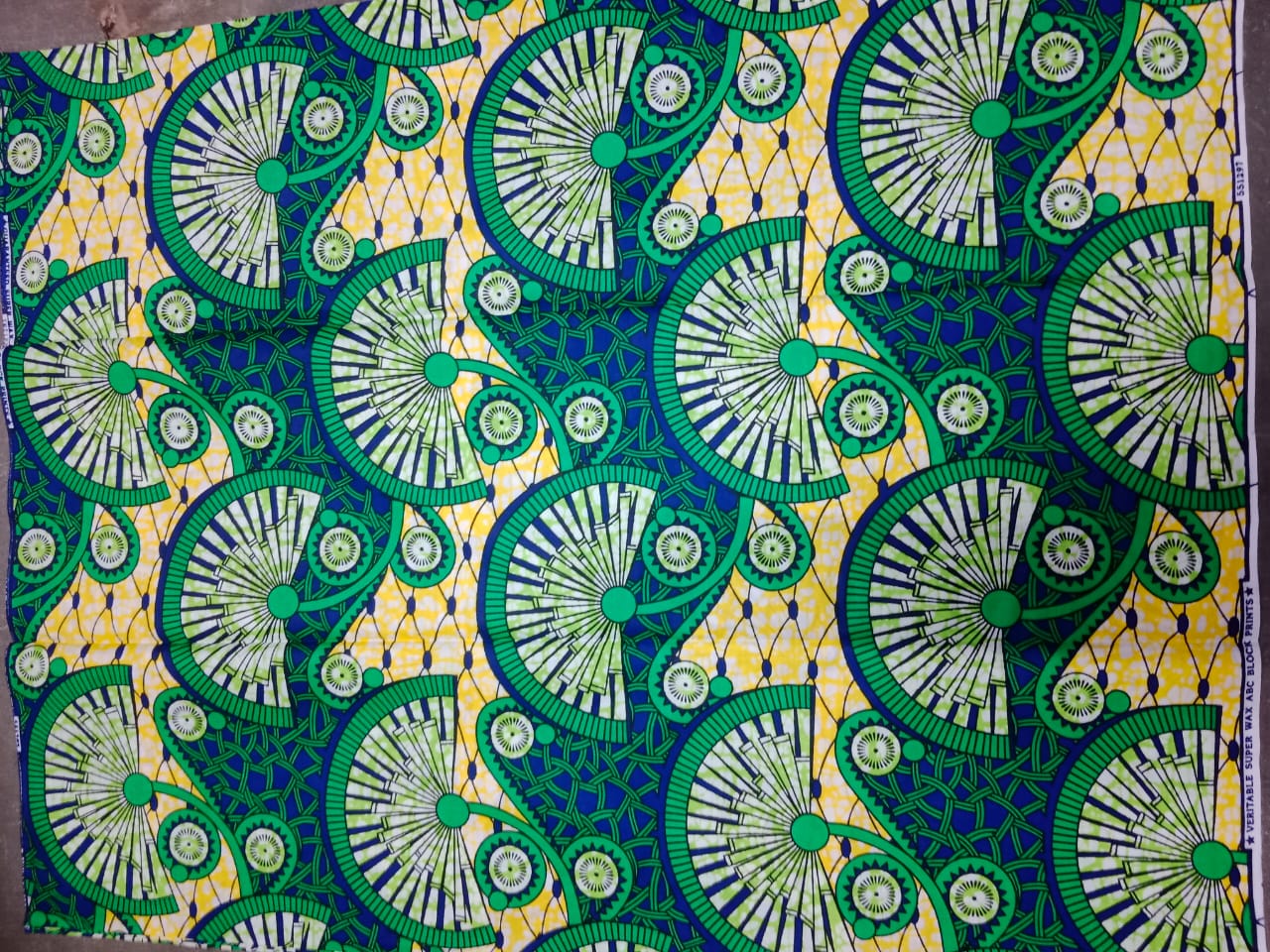 African Wax Print HighTarget 5.5 Meters (6 yards)