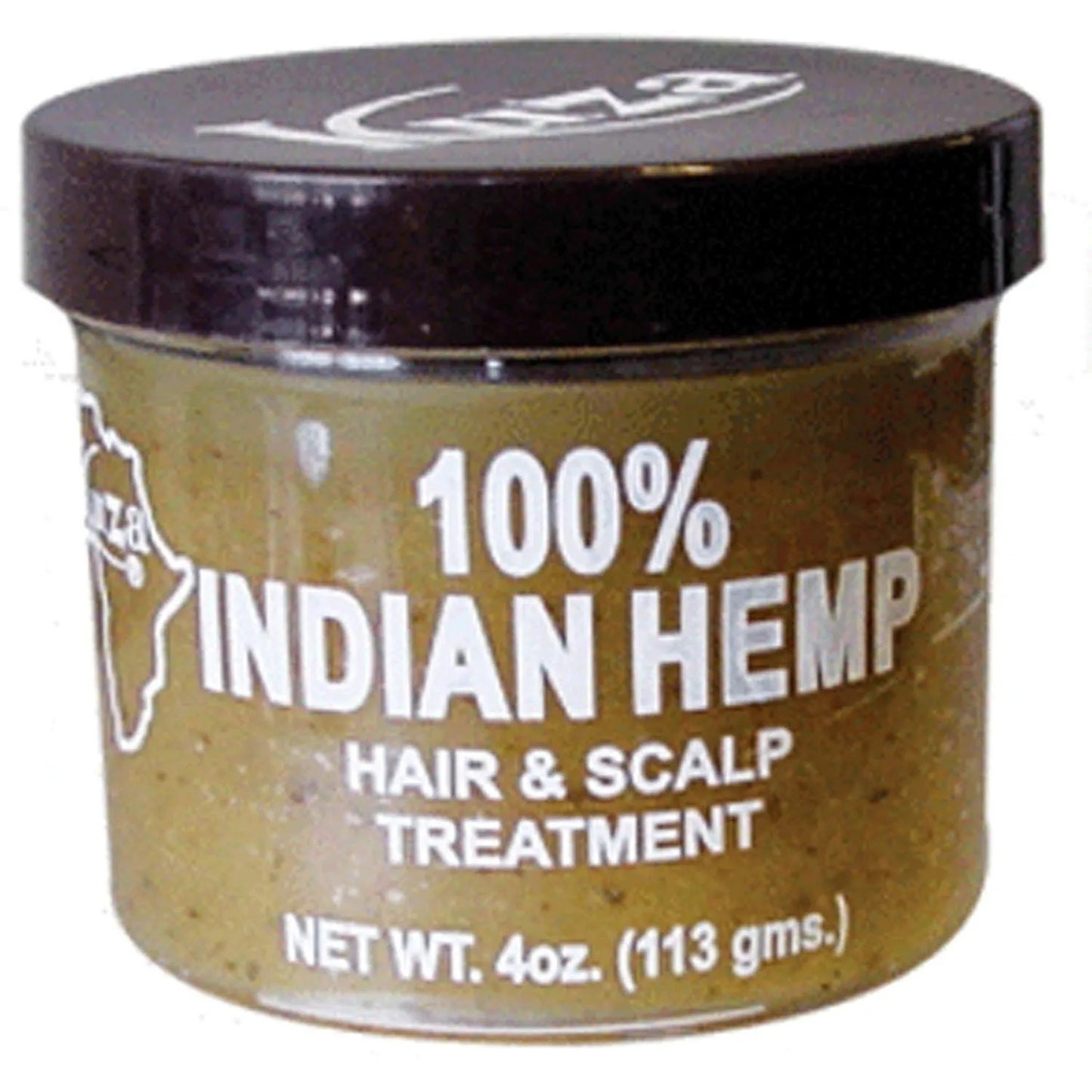 Kuza 100% Indian Hemp Hair Scalp Treatment - Improves Dry Hair And Scalp Health - 4 Oz