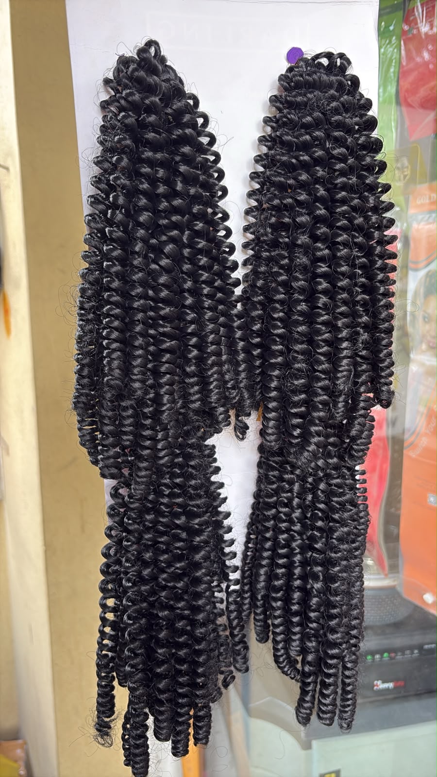Darling Passion Twist Synthetic Crochet 30" 240g Double Pack - Black