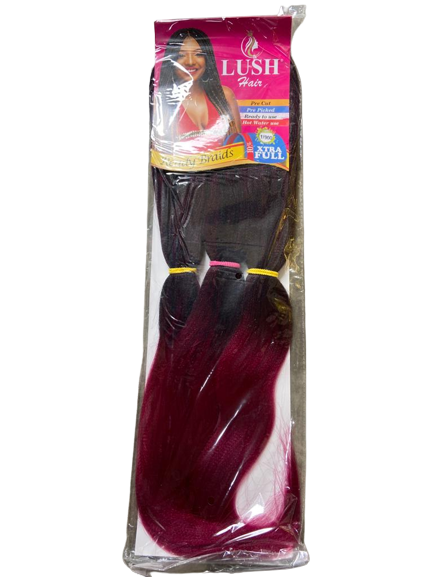 Lush Pre-streched Ready To Use Braid (Hot Water Use) 180g 24" - 1/BG
