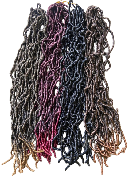 Nu Locs 24 Inch Soft Faux Locs Crochet Hair 20 Strands