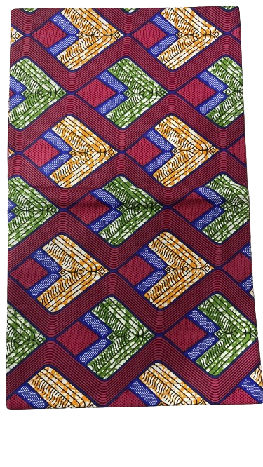African Wax Print HighTarget 5.5 Meters  (6 yards)
