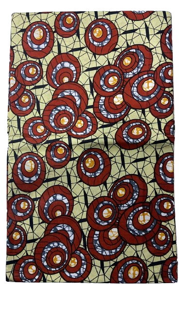 African Wax Print HighTarget 5.5 Meters  (6 yards)