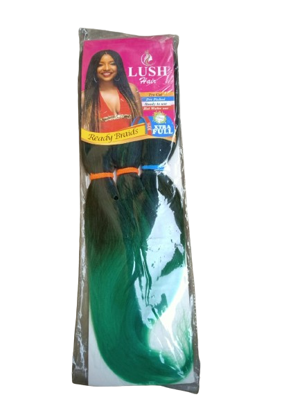 Lush Pre-streched Ready To Use Braid (Hot Water Use) 180g 24" - 1/Green