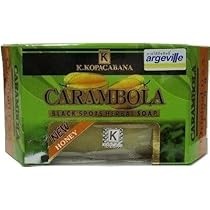 Argeville Carambola Black Spots Herbal Soap New Honey 120g