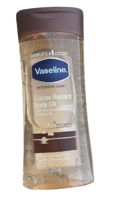 Vaseline Intensive Care Vitalizing Gel Body Oil with Brazillian Nut and Almond Oils 6.8 fl oz - Rich (200 mL)