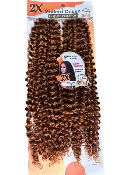 Modern Queen Super Fashion Water Curl Tangle Free Crochet Braid 32inch - Color 30