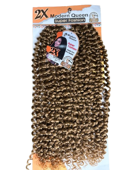 Modern Queen Super Fashion Water Curl Tangle Free Crochet Braid 32inch - Color 27