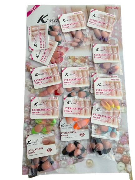 Nails Ready To Fix Acrylic Nails For 12 Fingers - One Sachet