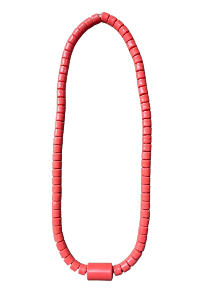 African Coral Beads Necklace Jewelry -B