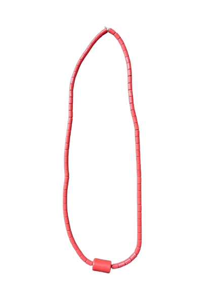 African Coral Beads Necklace Jewelry -S