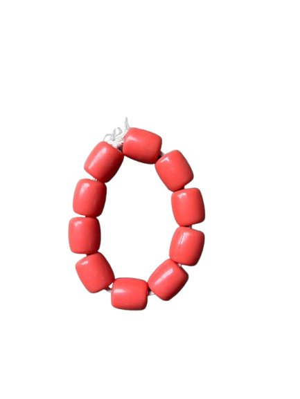 African Coral Beads Bracelet Jewelry -B