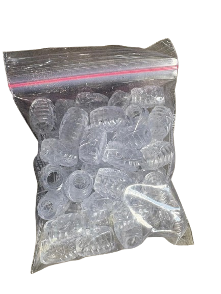 Transparent Hair Beads Up To 40 Pieces