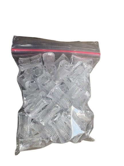Transparent Hair Beads Up To 40 Pieces