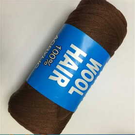 Brazilian Wool Brown Color