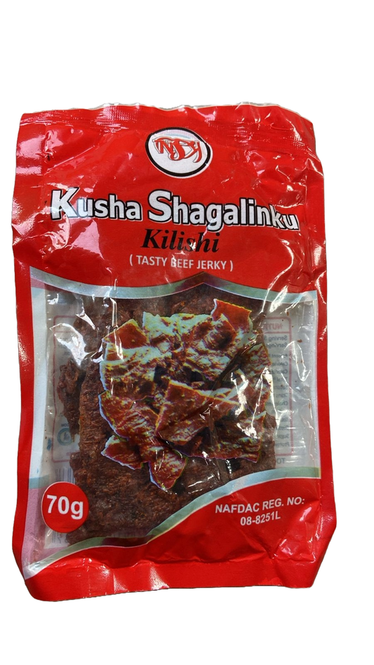 kilishi  Kusha Shagalinku kilishi (70g) Tasty Beef Jerky - Suya