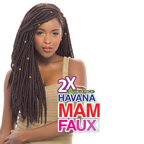 2X Mambo Faux Locs Crochet Braid 18 inches 24 Strands