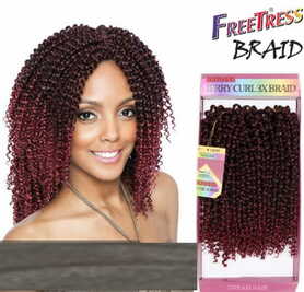 Freetress Savanna Jerry Curl Crochet Synthetic Hair 1/BG