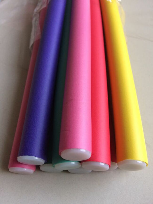 10 Pieces Big Size Mixed Color Bending Rollers