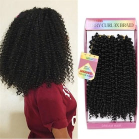 Freetress Savanna Jerry Curl Crochet Synthetic Hair - Black