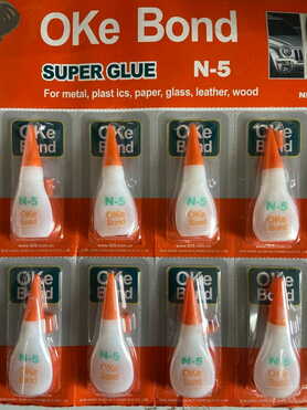 Oke Bond N-5 Super Glue/Nail Glue (One Piece)