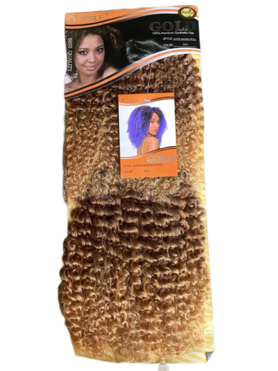 Noble Gold Super Amazing Synthetic Hair Weave Color