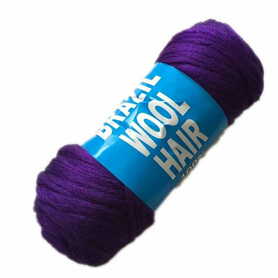 Brazilian Wool purple Color