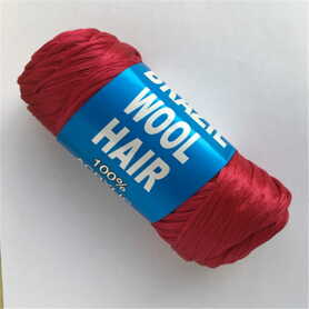 Brazilian wool Dark Red