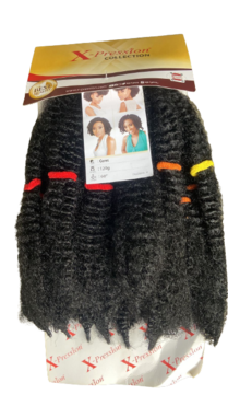 Xpression Crochet Bulk  Braid Afro Kinky Cares - Black