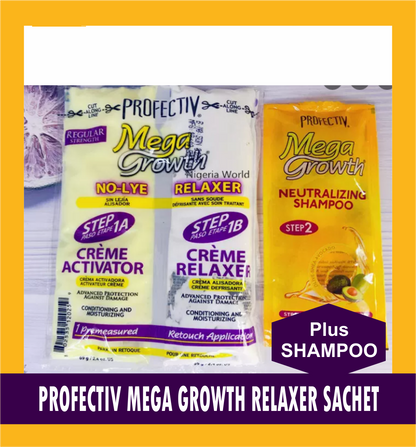 Sachet Profectiv Mega Growth Anti-damage No-lye Relaxer - Regular Kit