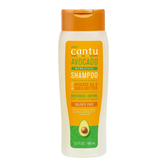 Cantu Avocado Sulfate Free Cream Conditioner with Avocado Oil & Shea Butter, 13.5 Fl Oz (400ml)