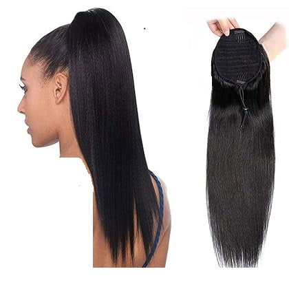 Long Synthetic Ponytail Extension Look Like Natural  100g Full With Clip 20 Inches