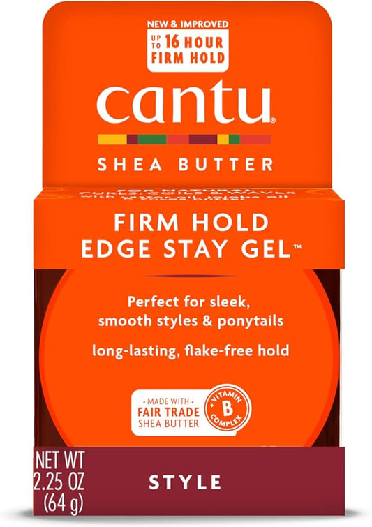 Cantu Extra Hold Edge Stay Gel 64g, 2.25 oz.